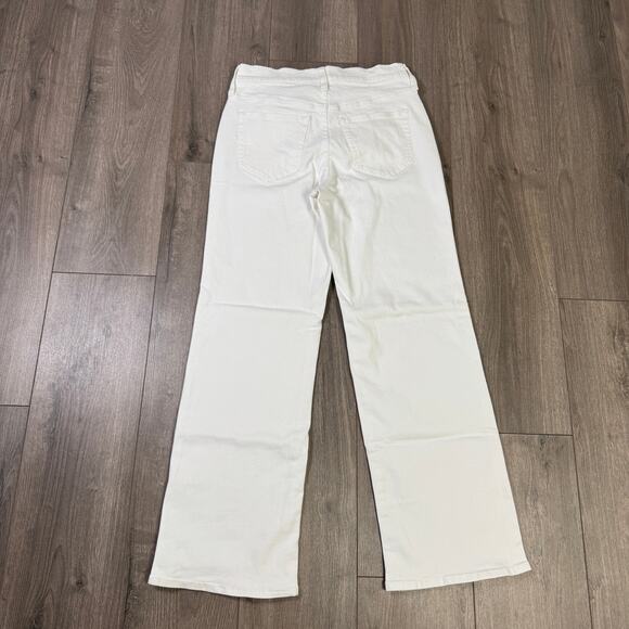 J.Crew 1996 Lower Rise Full Length Slim Wide Leg Jeans WMNS 26 White Denim - Picture 5 of 7